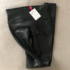 NEW! SPANX Faux Leather Leggings -XS